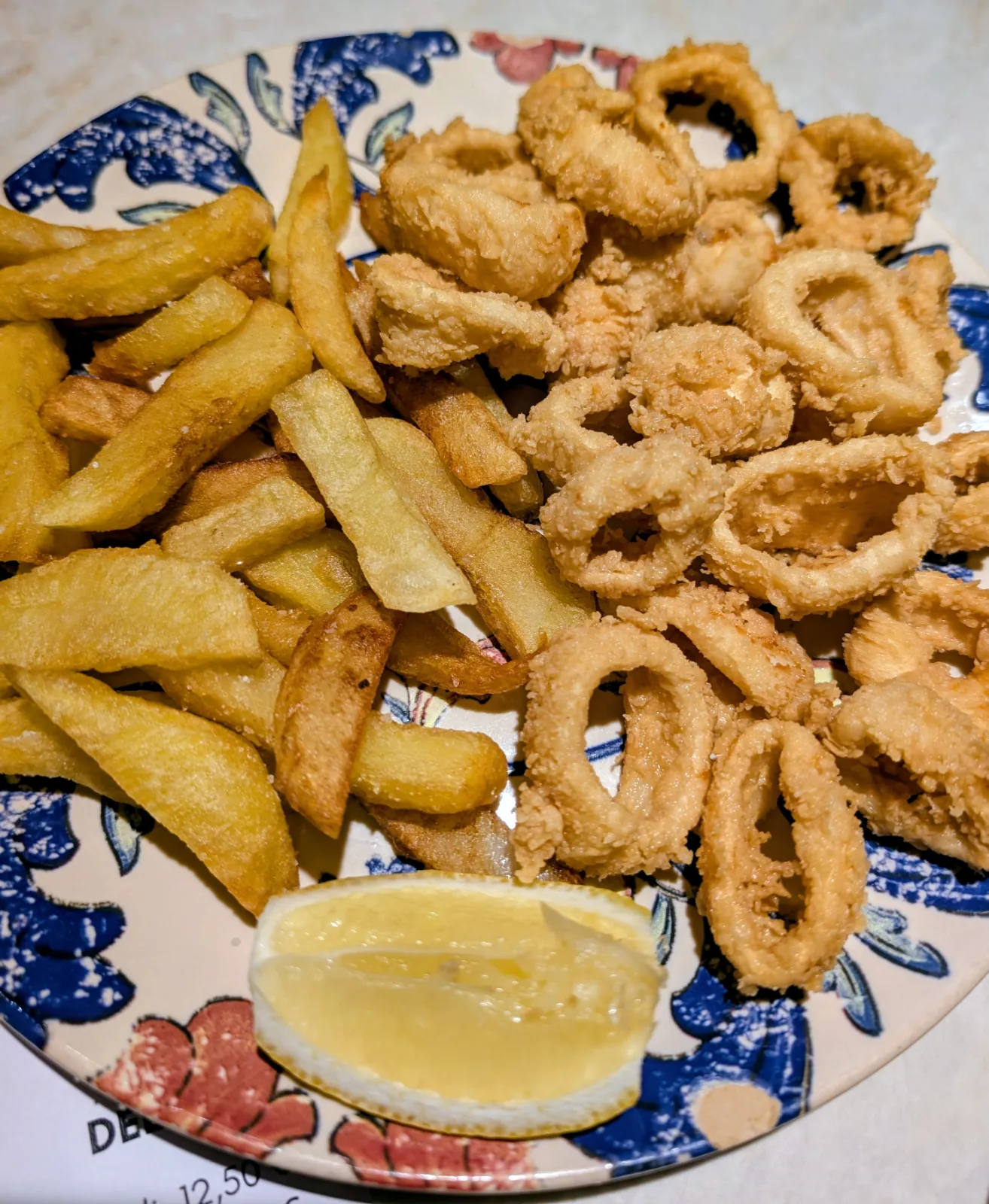 Chipirones fritos, fried baby squid served as a tapa